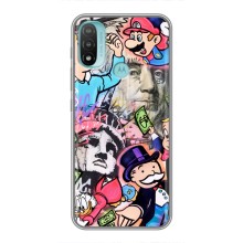 Чехлы с крутыми принтами для Motorola MOTO E40 - (PREMIUMPrint) (Monopoly man)