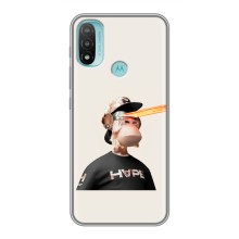 Чехлы с Обезьянами NFT для Motorola MOTO E40 (AlphaPrint) (обезьяна NFT в очках)