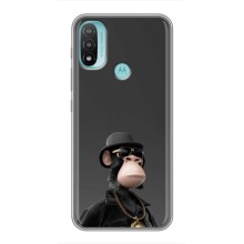 Чехлы с Обезьянами NFT для Motorola MOTO E40 (AlphaPrint) (Обезьяна NFT)