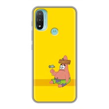 Чехлы с Патриком на Motorola MOTO E40 (Ошибочка)