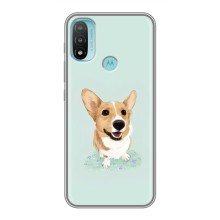 Чехлы с собаками для Motorola MOTO E40 (VPrint) (Корги)