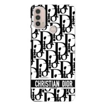 Чехол (Dior, Prada, YSL, Chanel) для Motorola MOTO E40 (Christian Dior)