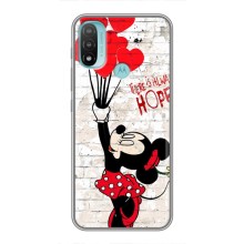 Чехол Disney Mouse Motorola MOTO E40 (PREMIUMPrint) (Heart Minni)
