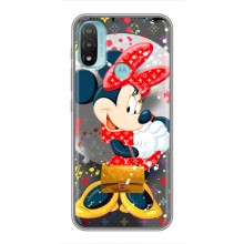 Чехол Disney Mouse Motorola MOTO E40 (PREMIUMPrint) (Minni с бантиком)