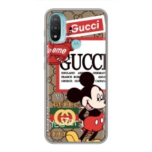 Чехол Disney Mouse Motorola MOTO E40 (PREMIUMPrint) (Стильный Микки)