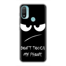 Чехол для Мото Е40 - (AlphaPrint) с печатью (ТОП продаж) (Dont Touch)