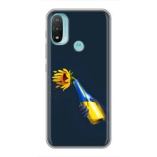 Чехол для Патриота Украины Motorola MOTO E40 - (AlphaPrint) (Коктейль молотова)