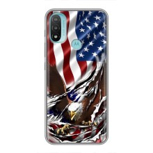 Чохол Прапор USA для Motorola MOTO E40 (Прапор USA)