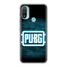 Чехол PUBG для Мото Е40 (AlphaPrint) (Лого PUBG)
