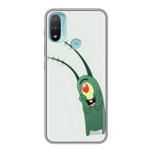 Чехол с картинкой "Одноглазый Планктон" на Motorola Moto E40 (Милый Планктон)