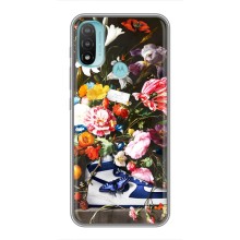 Чехол для Motorola MOTO E40 - с принтом Найк (AlphaPrint) (Стиль Найк)