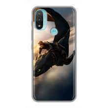Чохол дракон Беззубик для Motorola MOTO E40 – Політ Беззубика