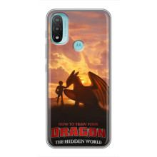 Чохол дракон Беззубик для Motorola MOTO E40 – Постер Беззубика