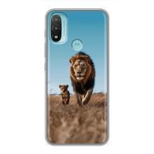 Чохол Король лев на Моторола МОТО Е40 (Мусафа і Сімба)