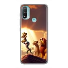 Чохол Король лев на Моторола МОТО Е40 (Народження Сімби)