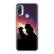 Чохол Король лев на Моторола МОТО Е40 (Сімба і Налу)