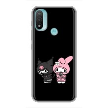 Чехол с кроликом Куроми на Motorola MOTO E40 (Куроми и Мелоди)