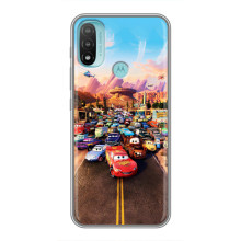 Силиконовый чехол Маквин для Motorola MOTO E40 – Тачки Маквин