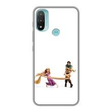 Чехол Рапунцель для Motorola MOTO E40 – Рапунцель и Флин