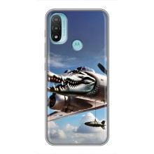 Чехол с мемом Тралалело тралала на Motorola MOTO E40 (Бомбардиро крокодило)