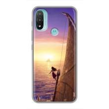 Чехол с мультфильмом Моана Motorola MOTO E40 – Моана в море
