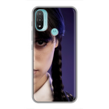 Чехол с дизайном Венздей 2 на Motorola MOTO E40 – Глаза Уэнсдей