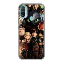 Чехол как приручить дракона на Motorola MOTO E40 – Персонажи дракона