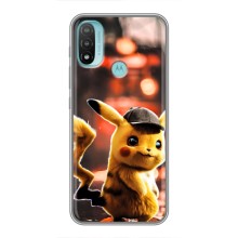 Чехол с Пикачу на Motorola MOTO E40 (Милый Пикачу)