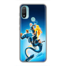 Чохол з принтом Фантастична четвірка для Motorola MOTO E40 – Фантастична 4-ка