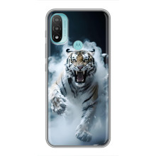 Чохол з картинкою 'Хижаки' для Motorola MOTO E40 – Тигр