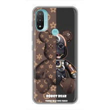 Крутые Чехлы Луи Виттон для Motorola MOTO E40 (AlphaPrint) (Медведь Луи Витон)