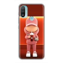 Крутые Чехлы Луи Виттон для Motorola MOTO E40 (AlphaPrint) (С Кофе)