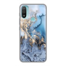 Мраморный чехол на Motorola MOTO E40 (VPrint) (Нежный мрамор)