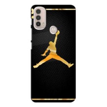 Силиконовый Чехол Nike Air Jordan на Моторола Мото Е40 (Джордан 23)