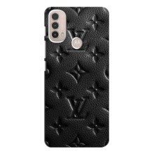 Текстурный Чехол Louis Vuitton для Моторола Мото Е40 – Черный ЛВ