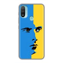Украинские Чехлы для Motorola MOTO E40 с картинкой УПА (AlphaPrint) (Степан Бандера)
