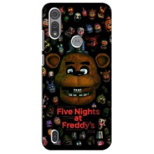 Чехлы Пять ночей с Фредди для Моторола Мото е6с (Freddy)