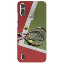 Чехлы с принтом Спортивная тематика для Motorola Moto E6S – Ракетки теннис