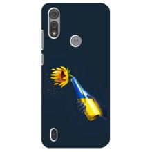 Чехол для Патриота Украины Motorola MOTO E6S - (AlphaPrint) – Коктейль молотова