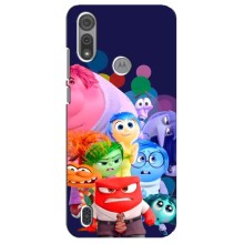 Чехол Головоломка для Motorola MOTO E6S - (AlphaPrint) (Герои головоломки)