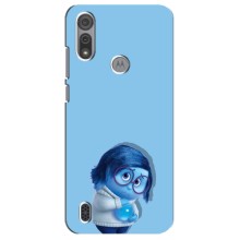 Чехол Головоломка для Motorola MOTO E6S - (AlphaPrint) (Печаль)