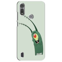 Чехол с картинкой "Одноглазый Планктон" на Motorola Moto E6S (Милый Планктон)