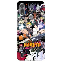 Купить Чехлы на телефон с принтом Anime для Моторола Мото е6с (Наруто постер)