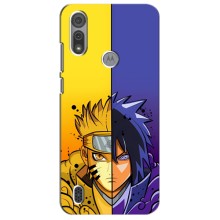 Купить Чехлы на телефон с принтом Anime для Моторола Мото е6с – Naruto Vs Sasuke