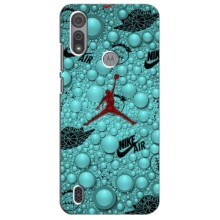 Силиконовый Чехол Nike Air Jordan на Моторола Мото е6с – Джордан Найк