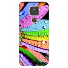 Чехлы (ART) Цветы на Motorola MOTO E7 Plus (VPrint) (Семиквітка)