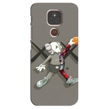 Чехлы для Motorola MOTO E7 Plus - Bearbrick Louis Vuitton (PREMIUMPrint) (Беарбрик Джордан)