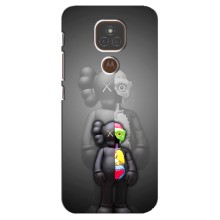 Чехлы для Motorola MOTO E7 Plus - Bearbrick Louis Vuitton (PREMIUMPrint) (Тело Bearbrick)