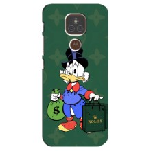 Чехлы для Motorola MOTO E7 Plus - Скрудж МакДак Louis Vuitton (PREMIUMPrint) (Богатая Утка)