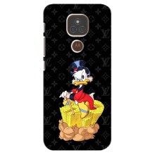 Чехлы для Motorola MOTO E7 Plus - Скрудж МакДак Louis Vuitton (PREMIUMPrint) (Богатство Макдака)